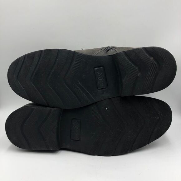 GBX Men's Gray Suede Leather Ankle Boots Cap Toe Yukka Side Zip 11M Footwear - Picture 12 of 15